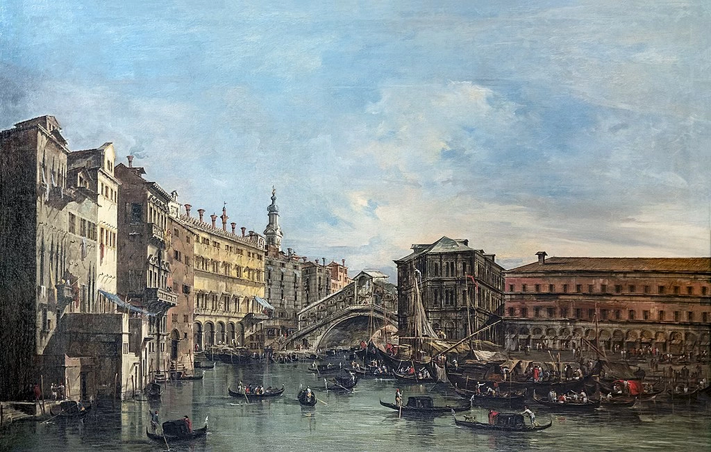 Veduta del Popnte di Rialto e il Palazzo dei Camerlenghi, Venezia - Fondation Bemberg, Toulouse
